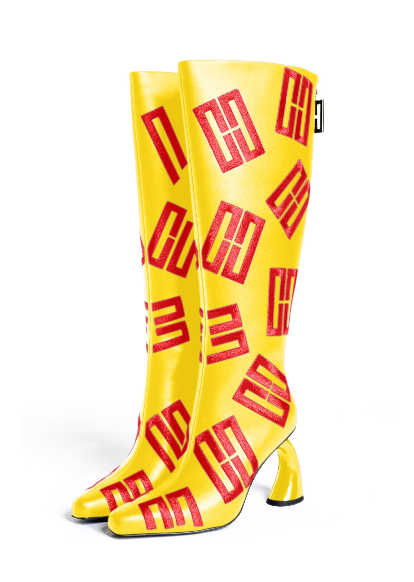 Yellow/Red CC Boot